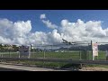 American Airlines Boeing 737 takeoff Princess Juliana International Airport (11/2016)