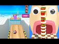 Sandwich Runner vs Going Balls - All Level Gameplay Android,iOS - NEW MOD APK MEGA UPDATE GAMEPLAY