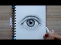 How to Draw a Realistic Eye in Pencil - Step by Step