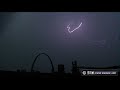 Loud sonic-booming positive lightning over St. Louis at 6,000fps