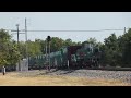 UP 7853 Leads Northbound Empty Rail Train In Buda, Texas on 8/8/2023