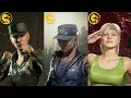 Mortal Kombat X vs Mortal Kombat 11 vs Mortal Kombat 1 All Returning Characters Comparison
