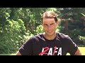 Rafael Nadal's photo shoot with the trophy at Australian Open 2022