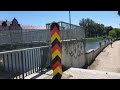 🇩🇪 Guben (Gubin) 2024, Germany. Walk, Bridge on the Polish German border in Guben Gubin. [4K]