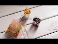 hamburger with cutlery and drink junk food menu on table burger menu on wooden backgroun