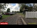 Drivers view, Scoresby Miniature Railway, May 2024