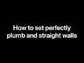 How to make your walls plumb. DIY project. Bathroom remodel. bathroom renovation