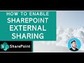 How to enable SharePoint External Sharing! | Can SharePoint be shared externally?