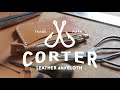 Making a Leather Zipper Wallet by Hand