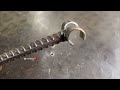 invention of a metal bender tool from round iron pipes