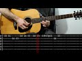 Sweet Child O' Mine solo tutorial for Acoustic Guitar (WITH TAB)