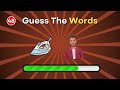 Guess the Words By Emoji | Emoji Quiz Challenge 2024