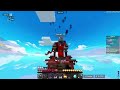 Playing Minecraft Bedwars And Duels