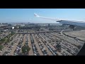 Lufthansa Airbus A340-600 SCENIC APPROACH AND LANDING at Los Angeles Airport (LAX)