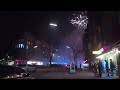 Berlin street fireworks for New Year