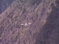 Plane landing at Lukla Airstip in the Khumbu, Nepal