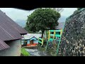 Relaxing rain and mist in an Indonesian mountain village||relaxing atmosphere