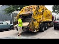 Capitol Waste Garbage Truck VS MASSIVE BOSTON BULK PILES