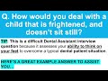DENTAL ASSISTANT Interview Questions & Answers! (How to PASS a Dental Assistant Job Interview!)