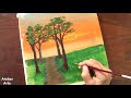 Easy Beginner Painting Lesson  \ SUNNY DAY ACRYLIC PAINTING \ SUNNY DAY ACRYLIC PAINTING(2020)