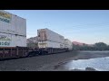 BNSF 970 Leads Q-ATGLAC Intermodal at Cajon!