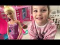 Barbie Videoları!Ada Barbie Rüya Evini Düzenliyor!Oyuncak Ev Düzenleme Videosu,Barbie Bebek Videosu