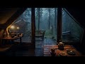 Camping Rainy Day | Get Rid of Insomnia and Sleep in 5 Minutes with Heavy Rain and Thunder on a Tent