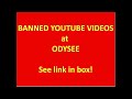 Banned YT Videos at ODYSEE