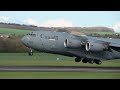 USAF C-17A Globemaster 44130 - Emergency Landing Prestwick Airport