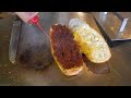 Most Famous Turkish Fast Food | Toast Sandwich With Sujuk, Cheese And Eggs | Turkish Street Foods