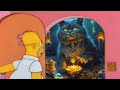 Homer Simpson and the Shocking Fortune Cat AI Art 🖼️ 🐈‍⬛