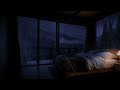 Heavy Rain on Window to Sleep Fast - Cozy Bedroom with Rain Sounds