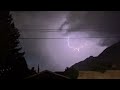 Nonstop lightning and thunder in Provo