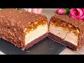 An easy Snickers cake recipe that will blow your mind! Simple and very tasty! 😋