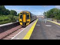 Trains on the Brand New Levenmouth railway line first day in public service