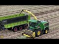 Ganzpflanzensilage - GPS Häckseln & Mähen LU J&J Landwirtschaft Grünlandernte Fendt & John Deere