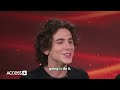 TIMOTHÈE CHALAMET Talks Excitement on Playing Bob Dylan