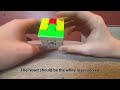 How to Solve the White Corners on a Rubiks cube