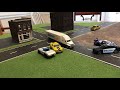 Matchbox/ Hot Wheels. Stop Motion street race. Crash into Truck