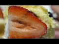 fruit souffle pancake - korean street food