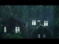 RAIN AND THUNDER SOUNDS FOR SLEEPING | Fall asleep instantly with rain sounds in the middle night
