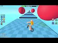 Baby Plays Bike Obby in Roblox!