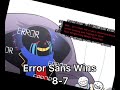 Random Wheel Battles Episode 2 (RasenShuriken Naruto vs Error Sans)