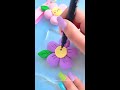 handmade flower keychain with clay  #shorts #tonniartandcraft #youtubeshorts #art