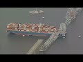Video shows moments before cargo ship strikes Baltimore Key Bridge