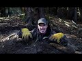 Hand Digging a WAR TUNNEL (and sleeping in it!) - Individual Army Defense Strategies