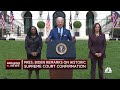 President Joe Biden on Ketanji Brown Jackson's Supreme Court confirmation