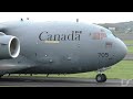 Royal Canadian Air Force (RCAF) Movements at Prestwick Airport | 3 C17As, 2 CC150s & 2 C130Js