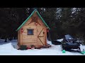 Dying Maple Leans Over the Cabin...I Tried to Bring it Down. / Ep112 / Outsider Cabin Build