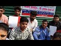 टनकपुर में रोडवेज के मृतक आश्रित ने शुरू किया अनिश्चितकालीन धरना